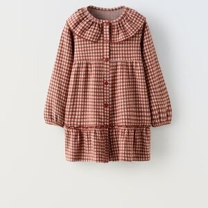 Zara plaid dress